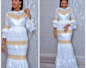 short african lace dresses