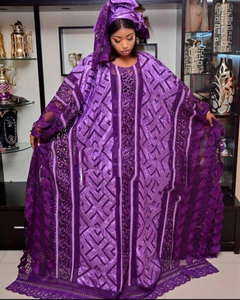 Bouboou outfit bazin boubou African boubou Senegalese Etsy