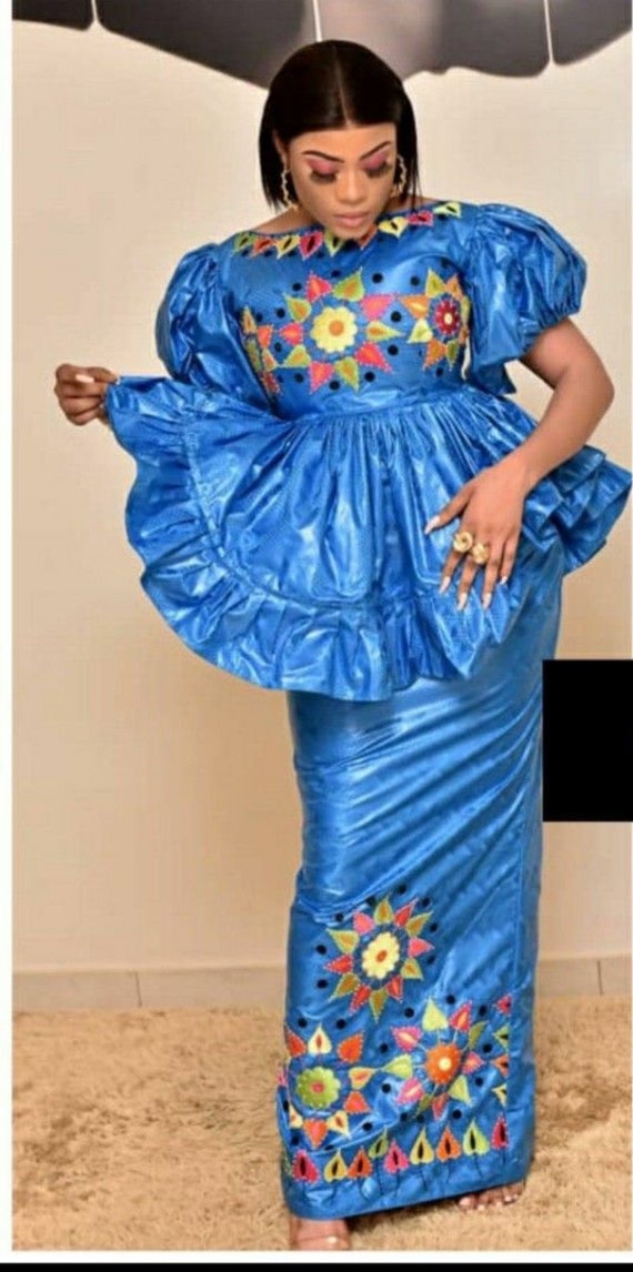 Premium Getzner Magnum Gold African Dress/african Clothing/african Fashion/ African  Dress/bazin Boubou, Plus Size Dress/plus Size Clothing -  Canada