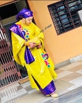 Premium Getzner magnum gold African dress/African clothing/African fashion/ African dress/Bazin boubou, product logo