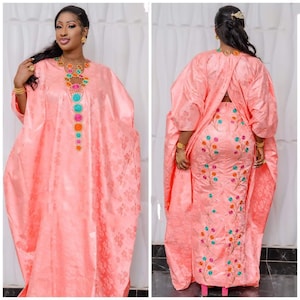 Premium Getzner magnum gold African dress/African clothing/African fashion/ African dress/Bazin boubou, Plus size dress/Plus size clothing