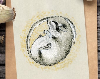 Postcard -Garden Dormouse-