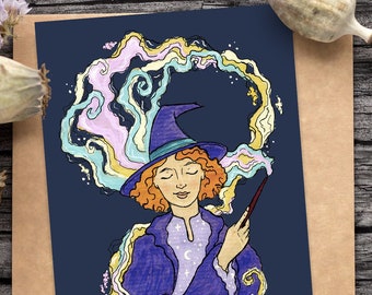 Postcard -Witch Spells-