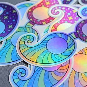 Pegatina holograma -gafas mágicas-