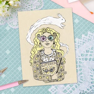 Postkarte -Luna-