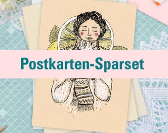 SAVING SET postcards - from 3 pieces