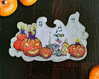 Sticker ghost trio