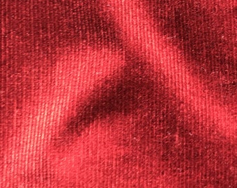 red kbA Cord organic fabric