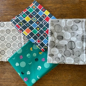 Curated Art Gallery/Dear Stella/Super Dinos/Moda Fat Quarter Bundle