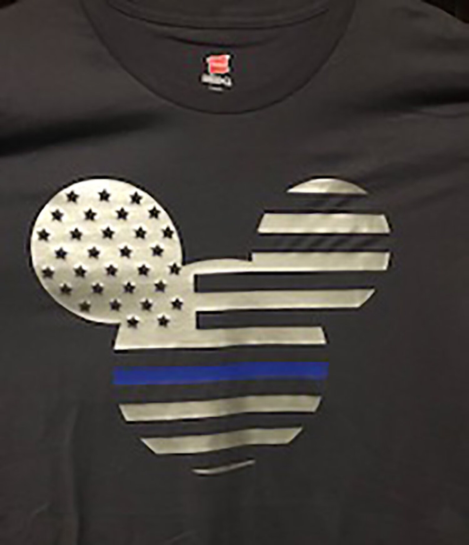 thin blue line mickey mouse