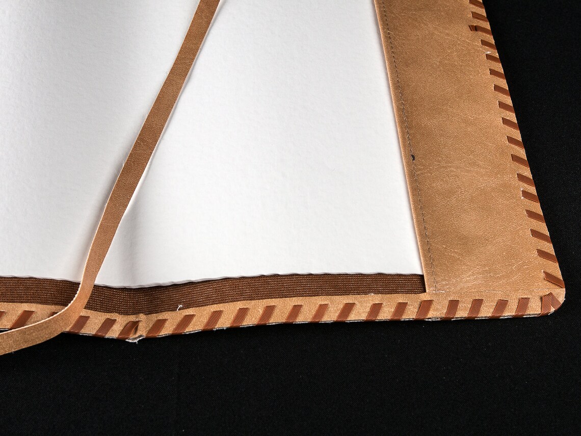 Writing Folder With Handmade Writing Paper, Vintage Accessory From the