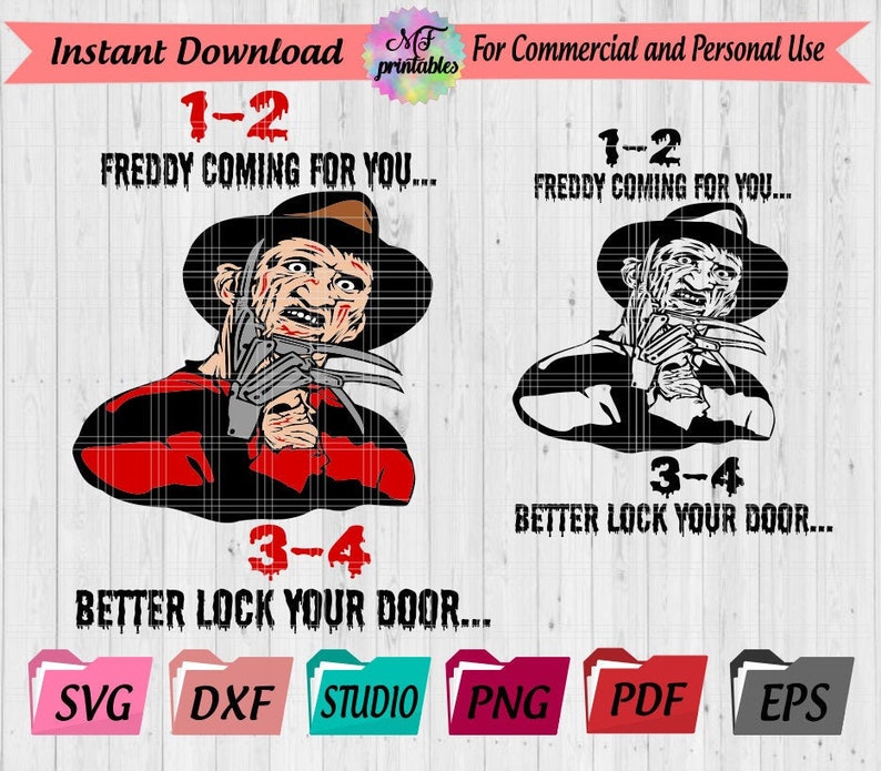 Download Halloween svg Horror movie svg Vector files for | Etsy
