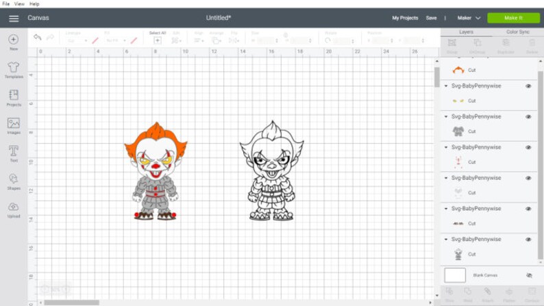 Download Bundle Horror movie svg babies Horror CharactersHalloween | Etsy