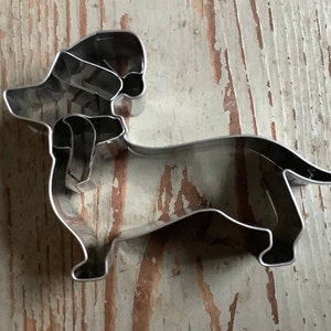 Christmas Dachshund Cookie Cutter