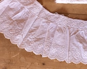 Top Rest Cotton hole Embroidery Borte old