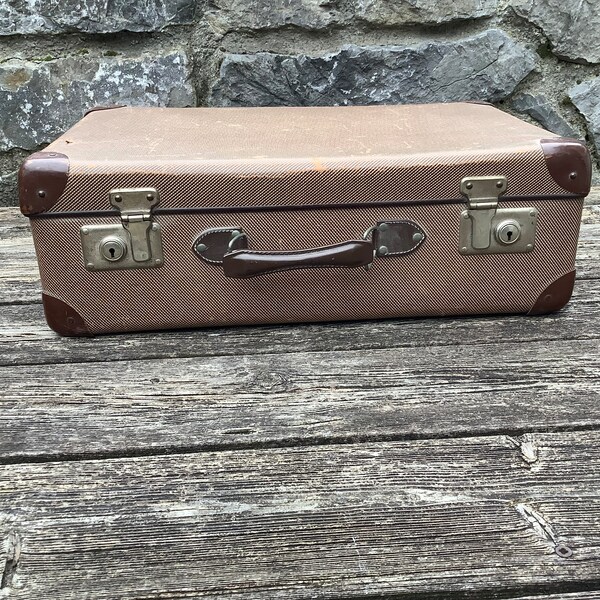 antique travel suitcase