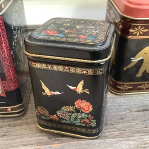 Set of 3 tea caddies Asia style image 4