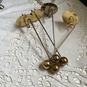 4 alte Balance Kerzenhalter Pendelkerzenhalter Weihnachtsbaum Schmuck