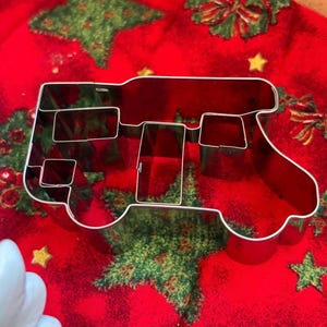 Motorhome cookie cutter, gift for campers, very sturdy, rust-free quality, wide stainless steel, the original image 1