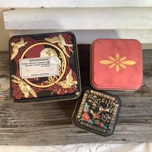 Set of 3 tea caddies Asia style image 2