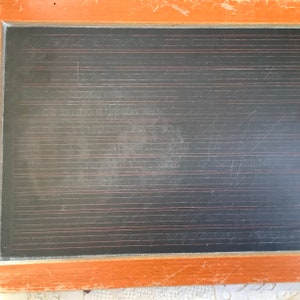 Schiefertafel Schreibtafel Küchen Notiztafel 60s Bild 7