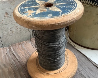 Large wooden spool wire spool industrial loft decoration idea