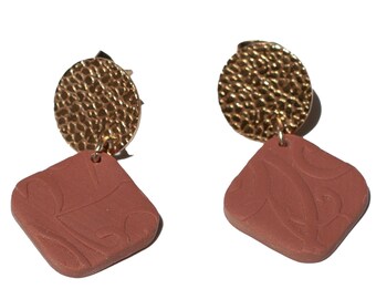 Brincos Fashion em Polymer Clay – Feitos à Mão / Brincos Fashion em Polymer Clay – Feitos à Mão