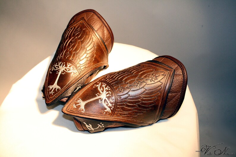 Aragorn Boromir Bracers Gondor Vambraces Lord of the Rings Etsy