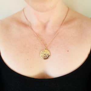 Collana con pendente Albero della saggezza in oro immagine 5