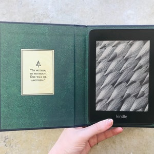 Custodia per libri Viaggiare di notte Kindle, Paperwhite, eReader tablet immagine 8
