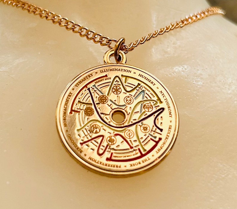 Collana con pendente Albero della saggezza in oro immagine 4