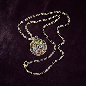 Collana con pendente Albero della saggezza in oro immagine 1