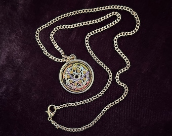 Gold "Wisdom Tree" pendant necklace