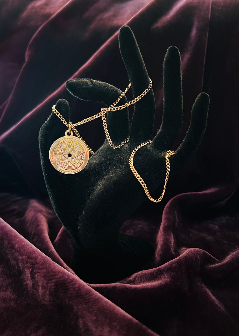 Collana con pendente Albero della saggezza in oro immagine 2