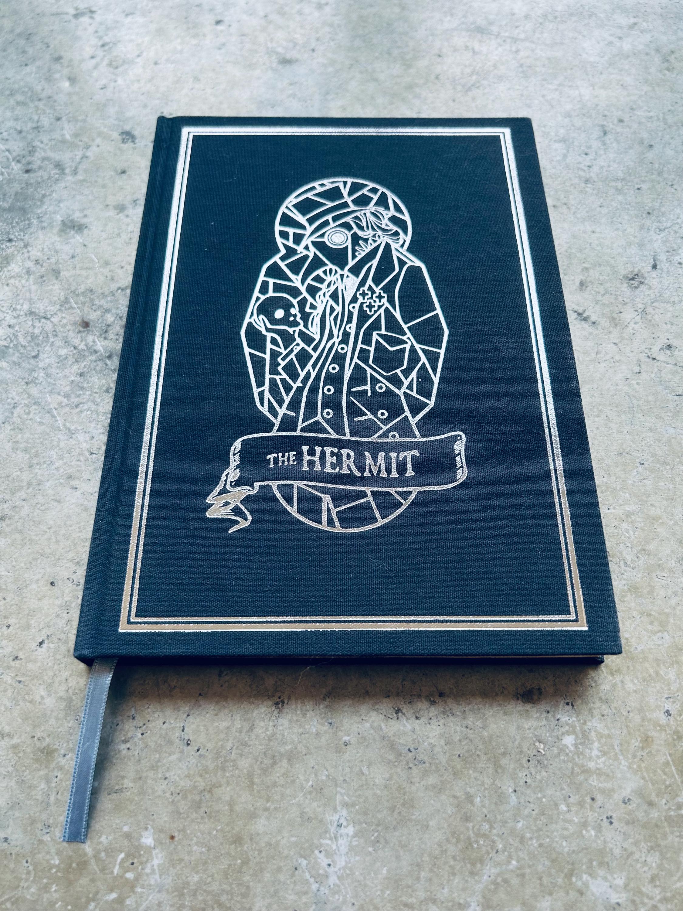 The Hermit notebook (blank lined tarot book)