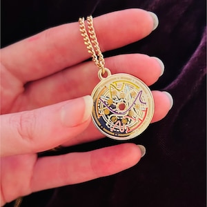 Collana con pendente Albero della saggezza in oro immagine 7