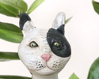 Katze Keramik Steinzeug