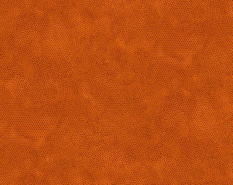 Patchwork fabric cotton Dimples rust - rust