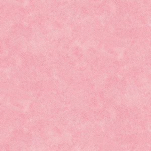 Könnte beinhalten: Ein rosa Hintergrund mit einem sich wiederholenden Muster aus kleinen Kreisen und geometrischen Formen.