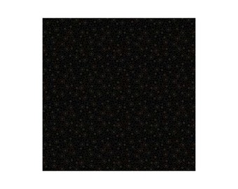 Patchwork Stoff Baumwolle Blume Kreise schwarz Domino Circle Dot