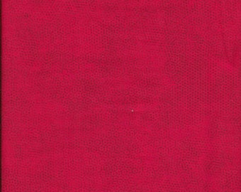 Patchwork fabric cotton Dimples red - crimson