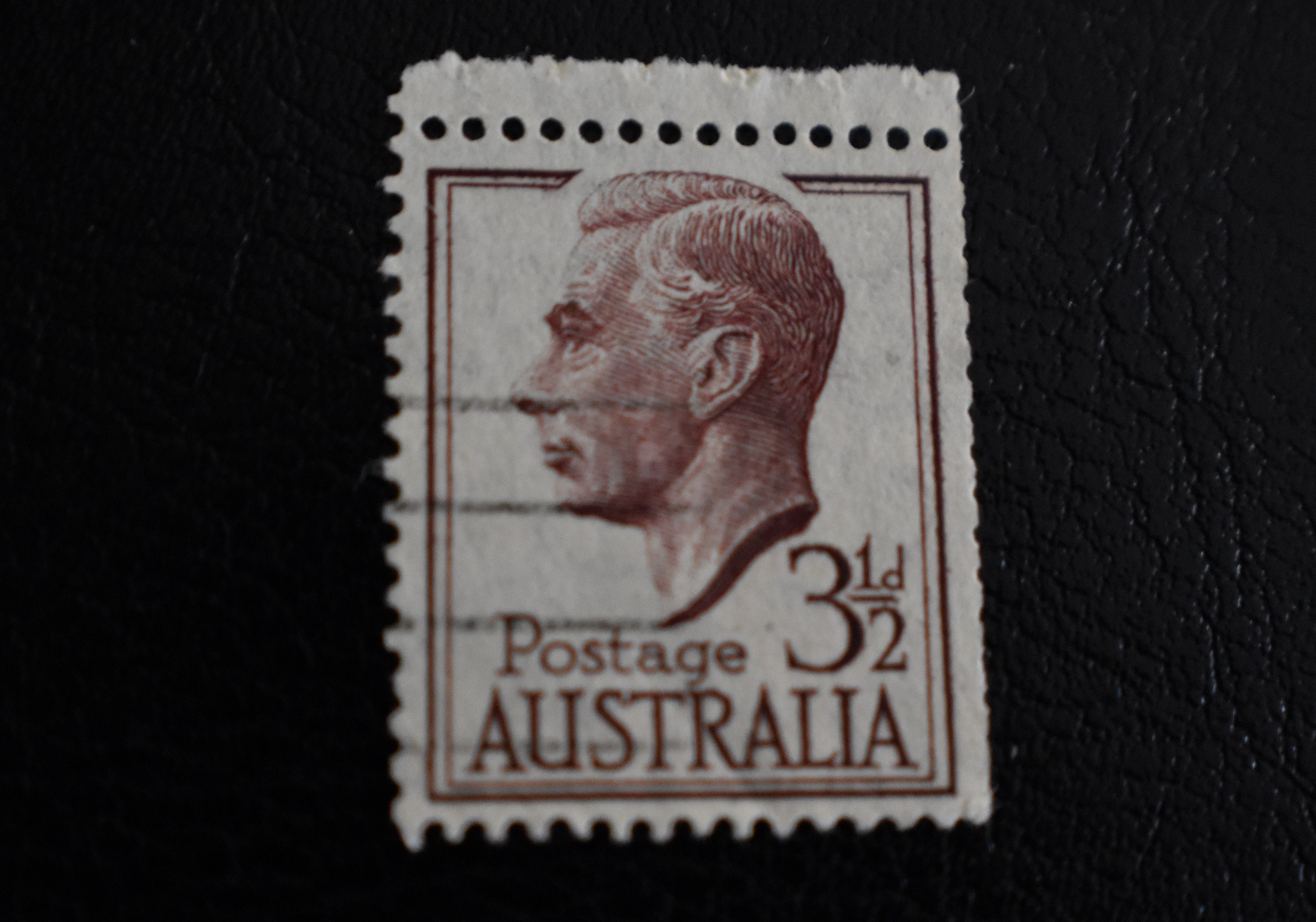 Australia King VI Stamp 3 1/2 Cent 1951 Fine Used Etsy