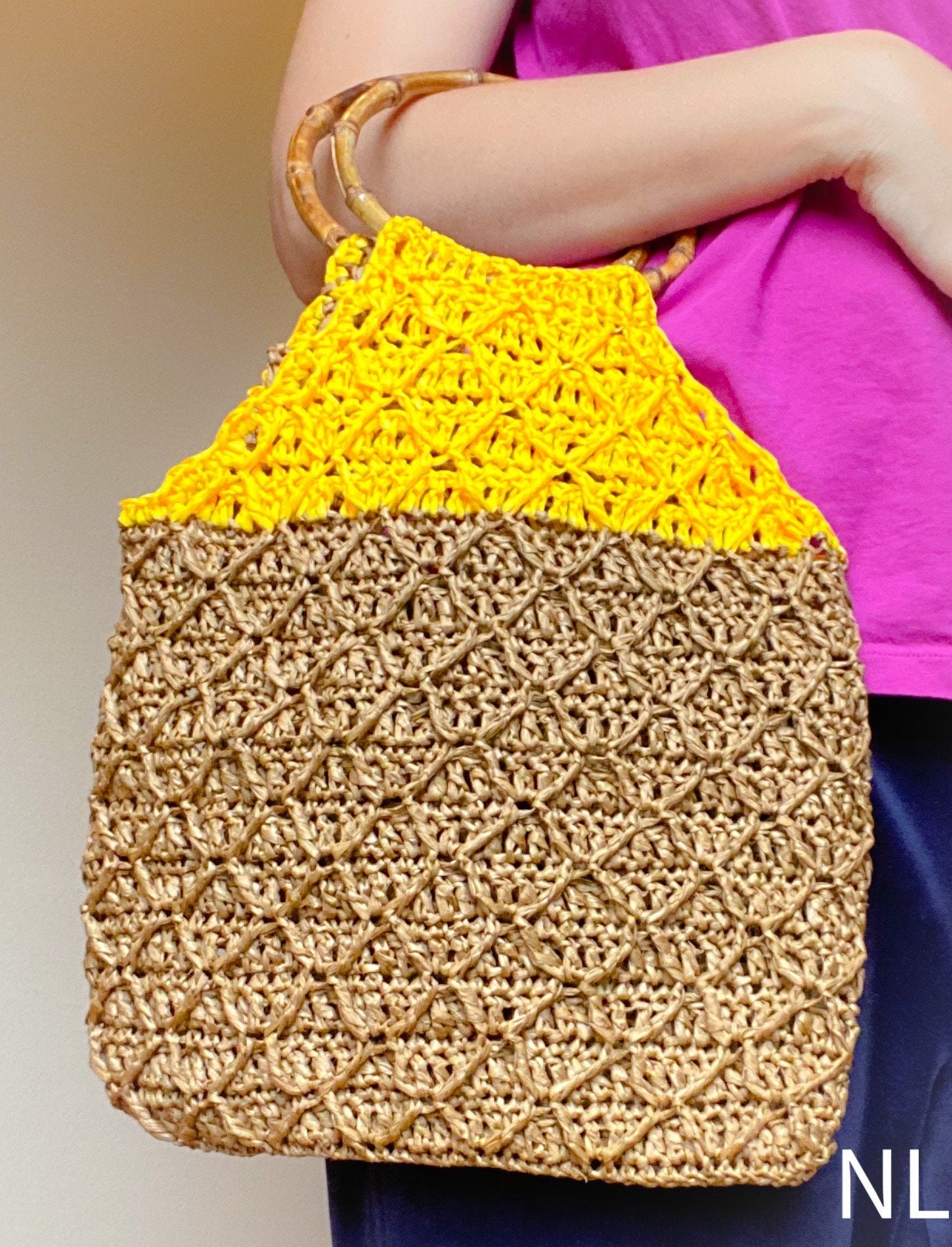 Crochet Beach Bag Instant Digital Download Purse Pattern - Etsy