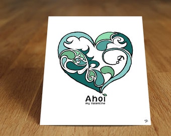 Postcard - Ahoi my Valentine