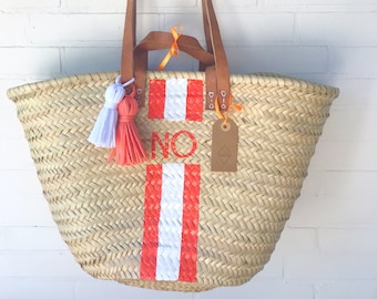 Basket bag, Ibizakorb, basket, shopping basket, beach