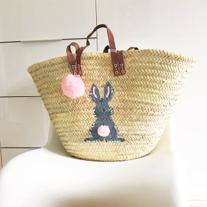 Basket bag, Ibizakorb, basket, shopping basket, beach image 2