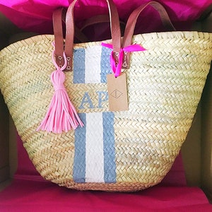 Basket bag, Ibiza basket, basket, shopping basket, beach image 4