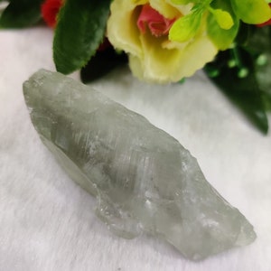 Prasiolite - Green Purple Amethyst - Point - Specim0en - Healing Stone Green Purple Amethyst Very Rare  Meditation crystal 54Gram