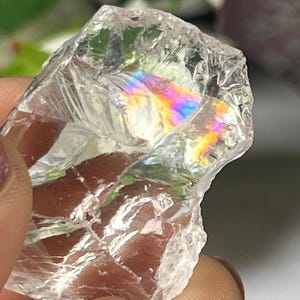 109 Carat Phenakite Crystal: Rainbow Record Keeper Stone