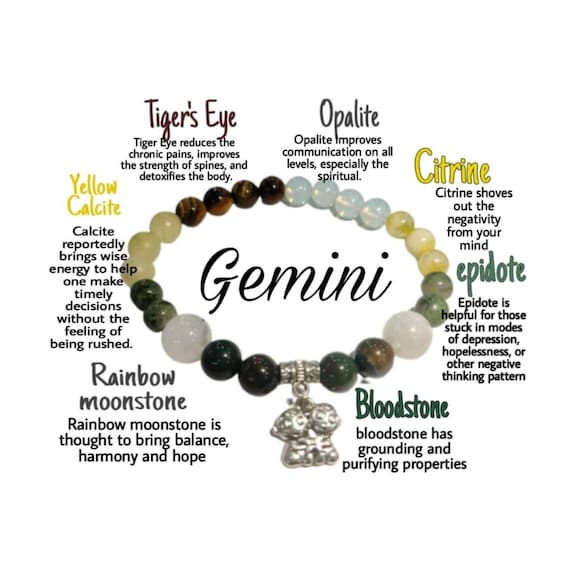 Citrine gemini deals stone